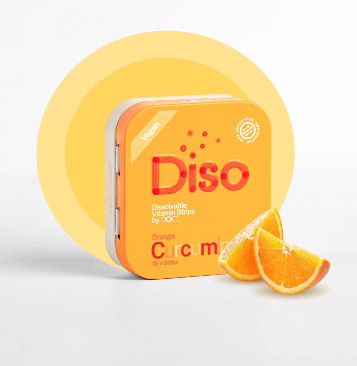 Diso Curcumin Supplement, 30 count