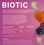 Diso Biotic- Dissolvable Probiotics, 30 count