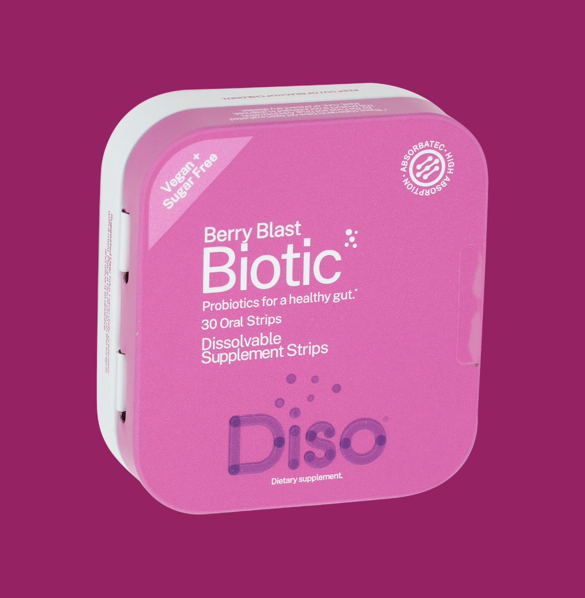 Diso Biotic- Dissolvable Probiotics, 30 count
