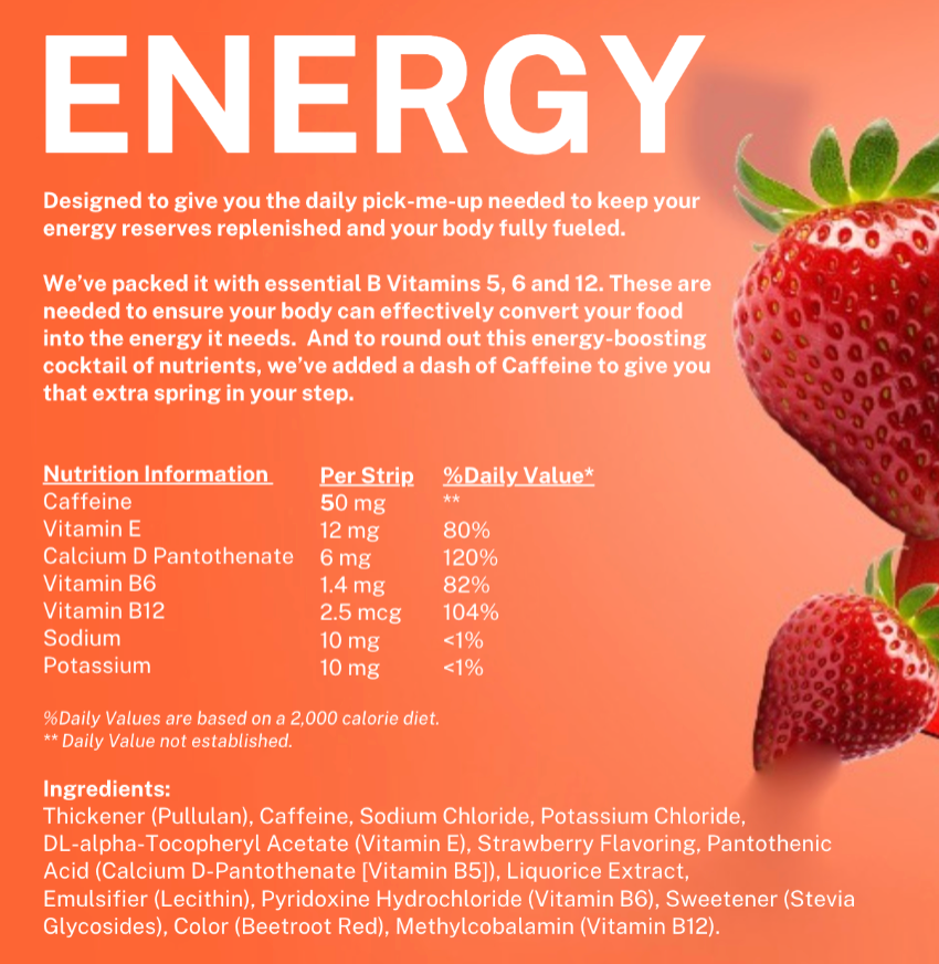 Diso Energy Caffeine Supplements, 30 ct