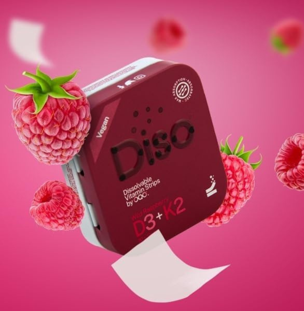 DISO - D3+K2 supplement , 30 ct