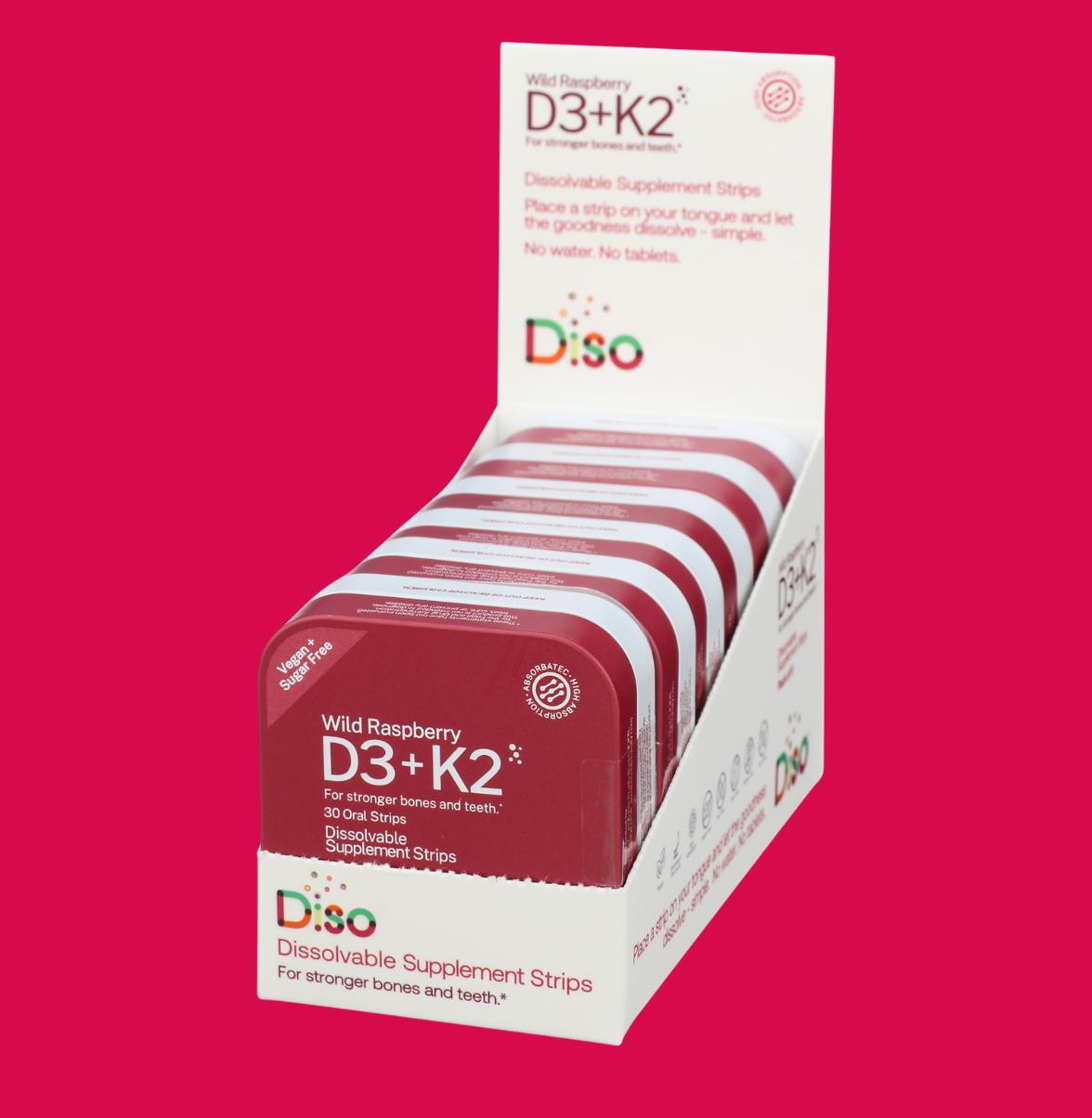 DISO - D3+K2 supplement , 30 ct