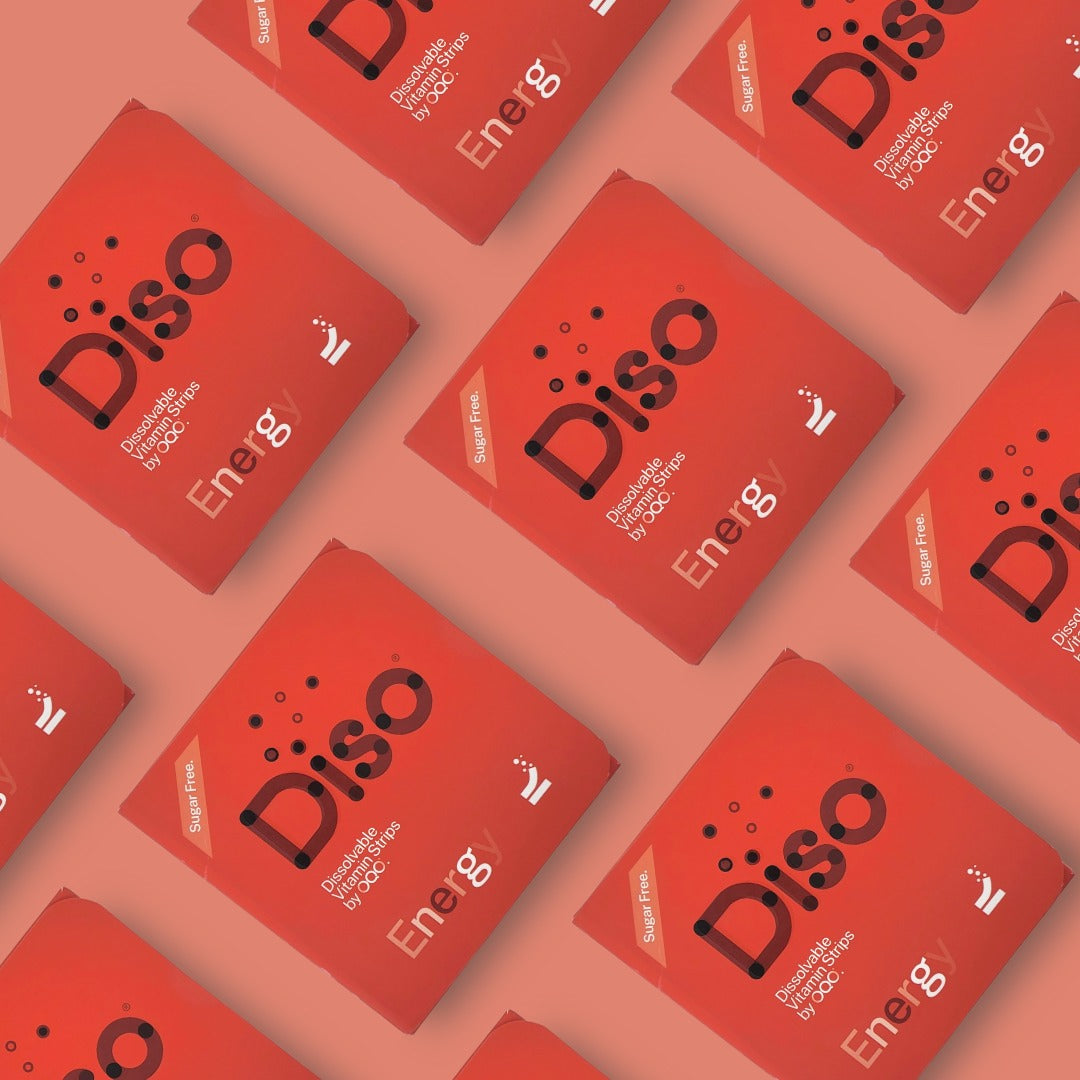 DISO Energy dissolvable supplement strips